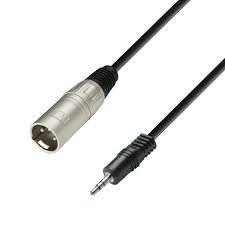 3.5mm (1/8) stereo male to 3.5mm stereo male mini plug on both ends. Adam Hall Cables K3 Bwm 0100 Mini Jack 3 5mm Xlr