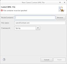 A route consists of message channel for using which applications in apache camel for creating a route we need to extend routebuilder class and override configure method. Chapter 11 Creating A New Camel Xml File Red Hat Fuse 7 5 Red Hat Customer Portal
