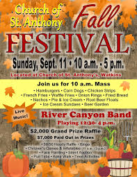 Church of St. Anthony Fall Festival