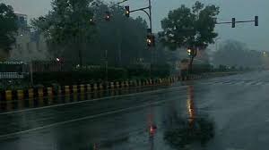 For most, it'll remain warm for the time of year. Delhi Weather Update Thunderstorms Rain Over Ncr Parts Of Haryana Today