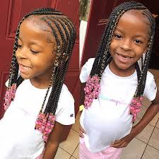 Black kids hairstyles use fun and imagination to create many great hair looks that stay the same through the day while looking awesome afro. Trendy Braids For Kids 2021 60 Adorable Braid Hairstyles For Kids This Christmas Braids Hairstyles For Black Kids