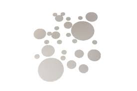 72 list list price $25.44 $ 25. 26pcs 3d Sticker Modern Art Acrylic Silver Round Mirror Removable Wall Sticker Diy Home Decor Matt Blatt