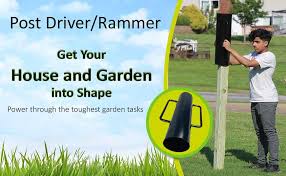 Reduces the effort involved in driving steel posts. Ashman Post Driver Rammer Heavy Duty Large Ashman Garden Decor