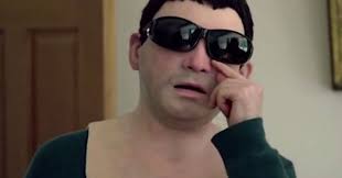 Man with sun allergy gets mask that looks exactly like him to stop skin  frying