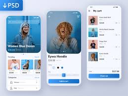 Download Online Shopping Mobile App Ui Free Resource Freebie Supply