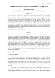 Https Media Neliti Com Media Publications 69640 Id Penerapan Business Continuity Pada Bank Pdf