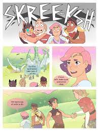 Just this once, stay — A fan-made comic by Payton. M Please don't repost...