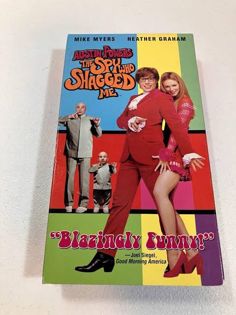 Austin Powers 2 Spy Who Shagged Me VHS 1999 Mike Myers Comedy Blockbuster -  Etsy