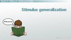 When Talking About Phobias What Does Stimulus Generalization Mean Study Com
