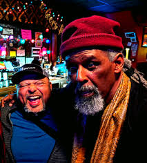 My son-in-law and me having a good time!!! Kevin Burt and Tony Brown  George's Iowa City, Iowa Whooooa!