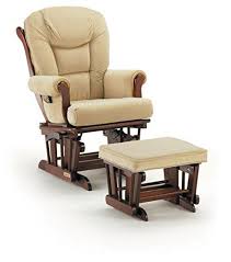 Shermag Glider Rocker W Ottoman In Cherry Sulistepup Glider Rocking Chair Glider And Ottoman Glider Rocker