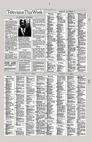 Check spelling or type a new query. Television This Week The New York Times