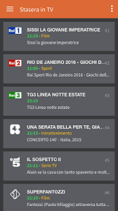 I programmi di stasera su rai 1. Guida Tv Per Ios E Android Bella Semplice Completa E Aggiornata