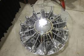 Highlighting the blades from below is a wifi, apple/android. Incredible Seven Cylinder Jacobs Aircraft Engine Coffee Table For Sale At 1stdibs