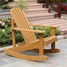 Wood adirondack chairs are actually the cream of the crop as they are strong, sturdy, and look timeless. Shop Black Friday Deals On Hemlock Wood Adirondack Rocker Overstock 19683583