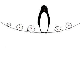 Simple Birds On A Wire Tattoo Whimsical Penguin Drawing Cute Simple Bird Art Print Bird On A Wire Penguin Drawing Bird Drawings Bird Art Print