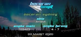 Bocoran Togel Sydney 3 Maret 2020 Hari Selasa Dari Langit Di 2020 Sydney Langit Shanghai