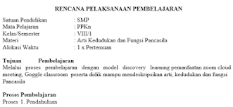 Kelas 1, semester 2, tema 5, 6, 7, dan 8. Rpp Daring Pkn Kelas 8 Semester Ganjil Kurikulum 2013 Tahun Pelajaran 2020 2021 Didno76 Com