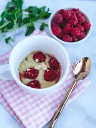 Healthy Raspberry Mug Cake for One • The Healthy Toast