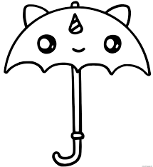 They don't need to follow the generic coloring of white body and silvery horn. Cute Unicorn Umbrella Kawaii Coloring Cute Unicorn Coloring Pages Coloring Pages Cute Unicorn Coloring Pictures Cute Unicorn Coloring Cute Unicorn Coloring Sheets I Trust Coloring Pages