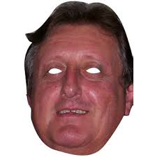 FoxyPrinting Ted The Count Hankey Lakeside Darts Celebrity Cardboard Party  Face Mask Fancy Dress : Amazon.co.uk: Toys & Games