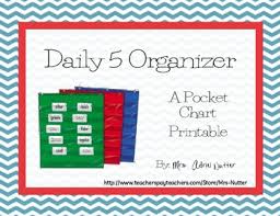 The Daily 5 Center Organizer Pocket Chart Printable The Daily 5 Printable