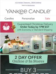 Yankee Candle Company Buy 3 Get 3 Free On Everything 2 Days Only Milled