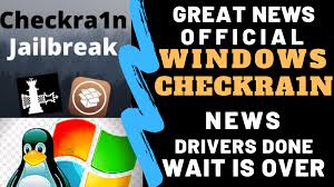 Checkra1n Windows Jailbreak Ios 13 News Drivers Done New Drivers News Windows