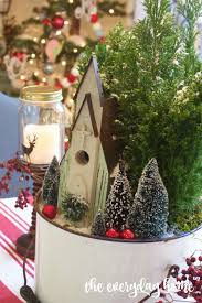 Create a tiny forest and place it on the center of your table with this simple christmas table decorating idea. Church In The Woods Christmas Centerpiece The Everyday Home