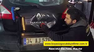Megane Bagaj Kapagi Boyasiz Gocuk Duzeltme Calismasi Youtube