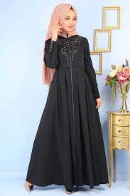 Pazarium En Guzel Ferace Modelleri Moda Tesettur Giyim Elbise Modelleri Moda Stilleri Elbise
