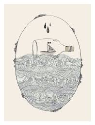 Seabound Kunst Prent Met Afbeeldingen Illustratie Illustraties Grafisch