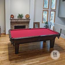 Finished Installing This 8 Foot Warm Chestnut C L Bailey Duke In Lake Forest With Burgundy Felt Billiards Dkbilliards Playp Pool Table Play Pool Billiards
