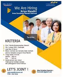 Syarat syarat melamar kerja dibank : Lowongan Kerja Sma Kriya Pt Bank Mandiri Tbk Bulan Juli 2020 Rekrutmen Lowongan Kerja Cpns Bumn Bulan Agustus 2021