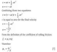 Determination Of The Coefficients Of Restitution Static And