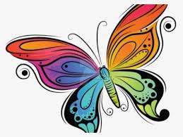 Butterfly vectors photos and psd files free download. Rainbow Butterfly Clipart Cute Easy Colorful Butterfly Drawing Free Transparent Clipart Clipartkey