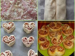 Ventagli di pasta sfoglia salati: Ricetta Ventagli Di Pasta Sfoglia Con Prosciutto Dolcidee