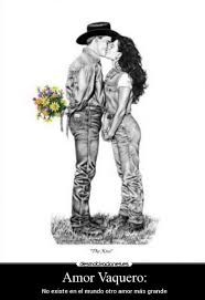 Romantico Amor Dibujos De Vaqueros Arte De Vaquero Pintura De Pareja