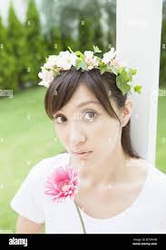 Wearing garland hi-res stock photography and images