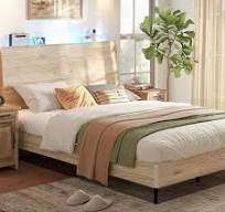 Cadre de lit en bois LINSY, cadre de lit complet Guinea | Ubuy