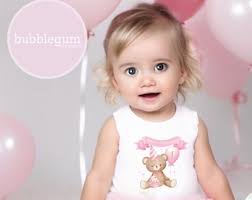 Teddy Bear Pink Balloon 1st Birthday PNG, Beary 1st Birthday Sublimation  Design, Pink Baby Girls First Birthday, Instant Digital Download