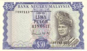 Grafik myr/idr ini memungkinkan anda melihat hubungan antara dua mata uang. Malaysia 50 Ringgit 1967 Bank Negara Malaysia Foreign Currency