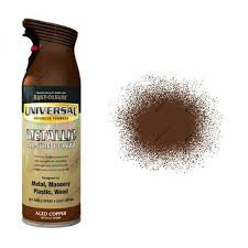 Rust Oleum Aged Copper Metallic Universal Spray Paint 400ml Sprayster