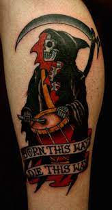 Grim Reaper Tattoo Grim Reaper Tattoo Reaper Tattoo Traditional Tattoo