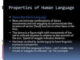 While both animals and humans use systems of communication, the use of complex symbols zone of proximal development: Animal Communication And Human Language