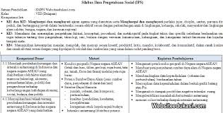 Vii (tujuh) kompetensi inti ki 1 : Silabus Ips Kelas 8 Smp Mts Kurikulum 2013 Revisi 2019 Websiteedukasi Com