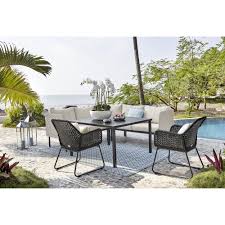 Gartentisch Mit Ecksofa Aluminium Und Kunstharzgeflecht Maisons Du Monde Gartensessel Gartenmobel Sets Sessel