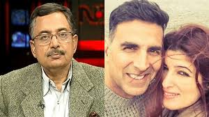 Vinod Dua not pleased with Twinkle Khanna's clarification, calls her an  ''embarrassed wife