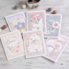 If you're a beginner, a card making set could be an ideal starting point. Diy Floral Flower Greeting Card Making Kit 6 Card Decoupage Scrapbooking Birthday Card Kit Cards Invitations Aliexpress