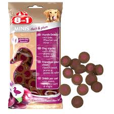 8in1 Minis Ordek Etli Ve Erikli Kopek Odulu 100 Gr
